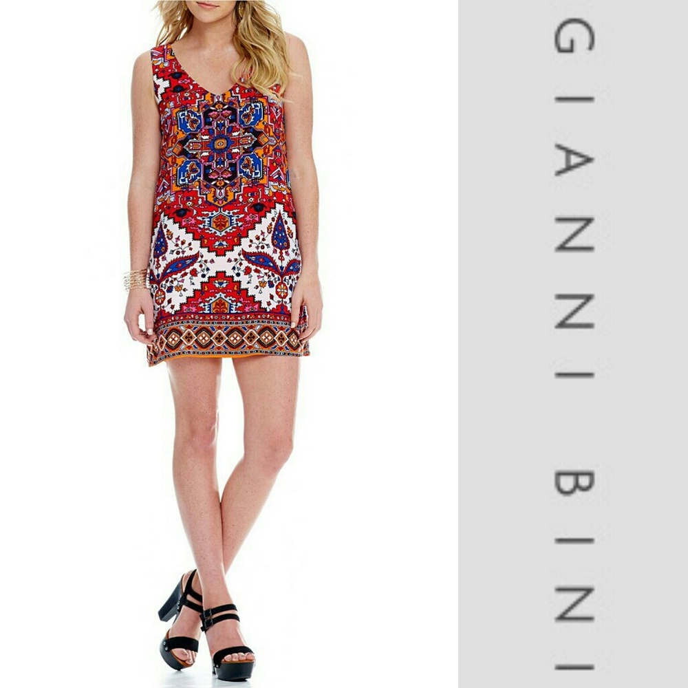 🆕🌱 GB Placement Print Sleeveless Dress